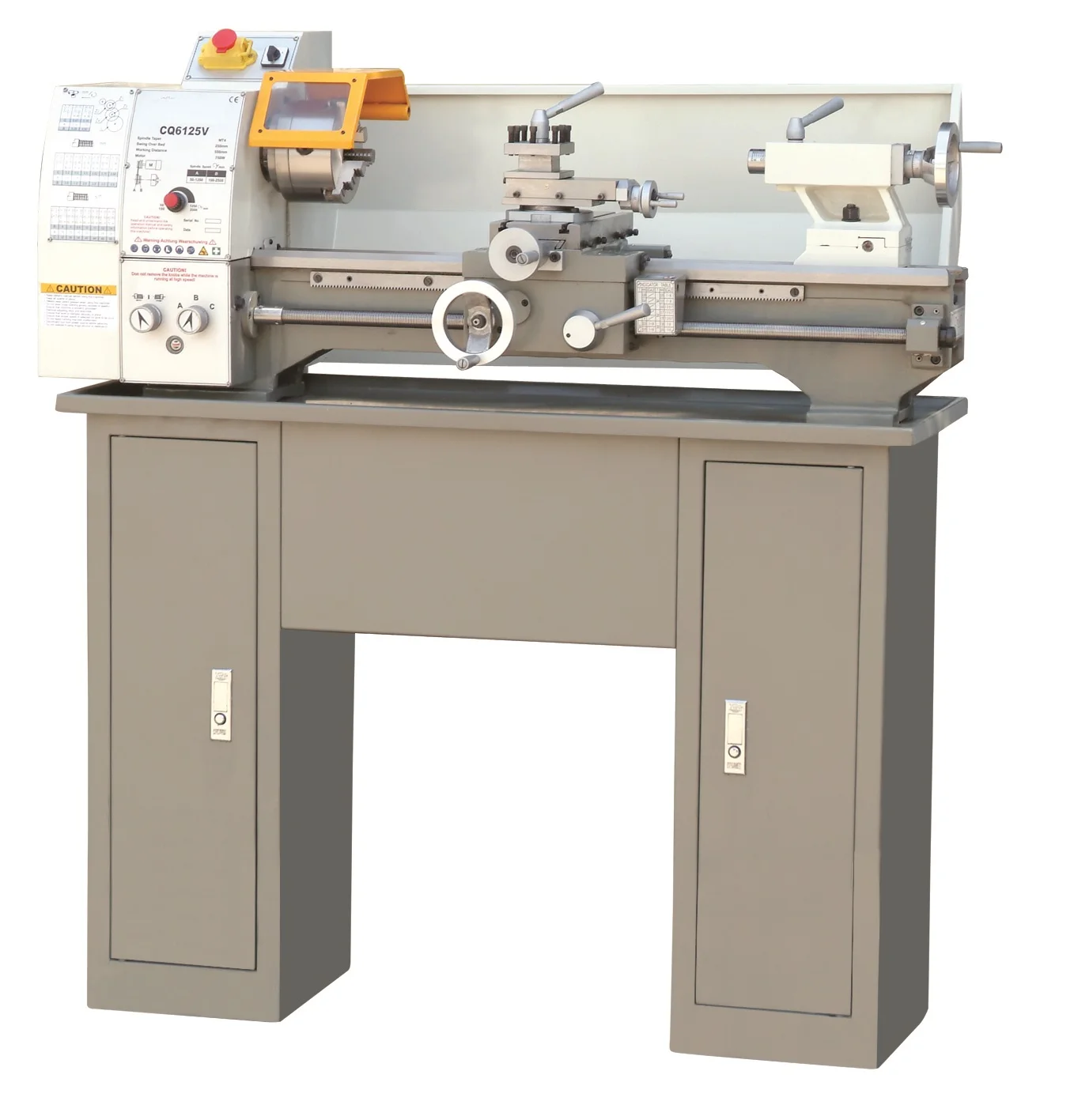 Hot sale CQ6125V /750 Variable speed mini  lathe machine with CE standard