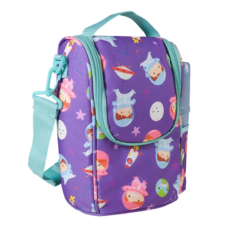 High Quality Insulated Lunch Bag Kids Terminal Cooler Bag with Shoulder Strap