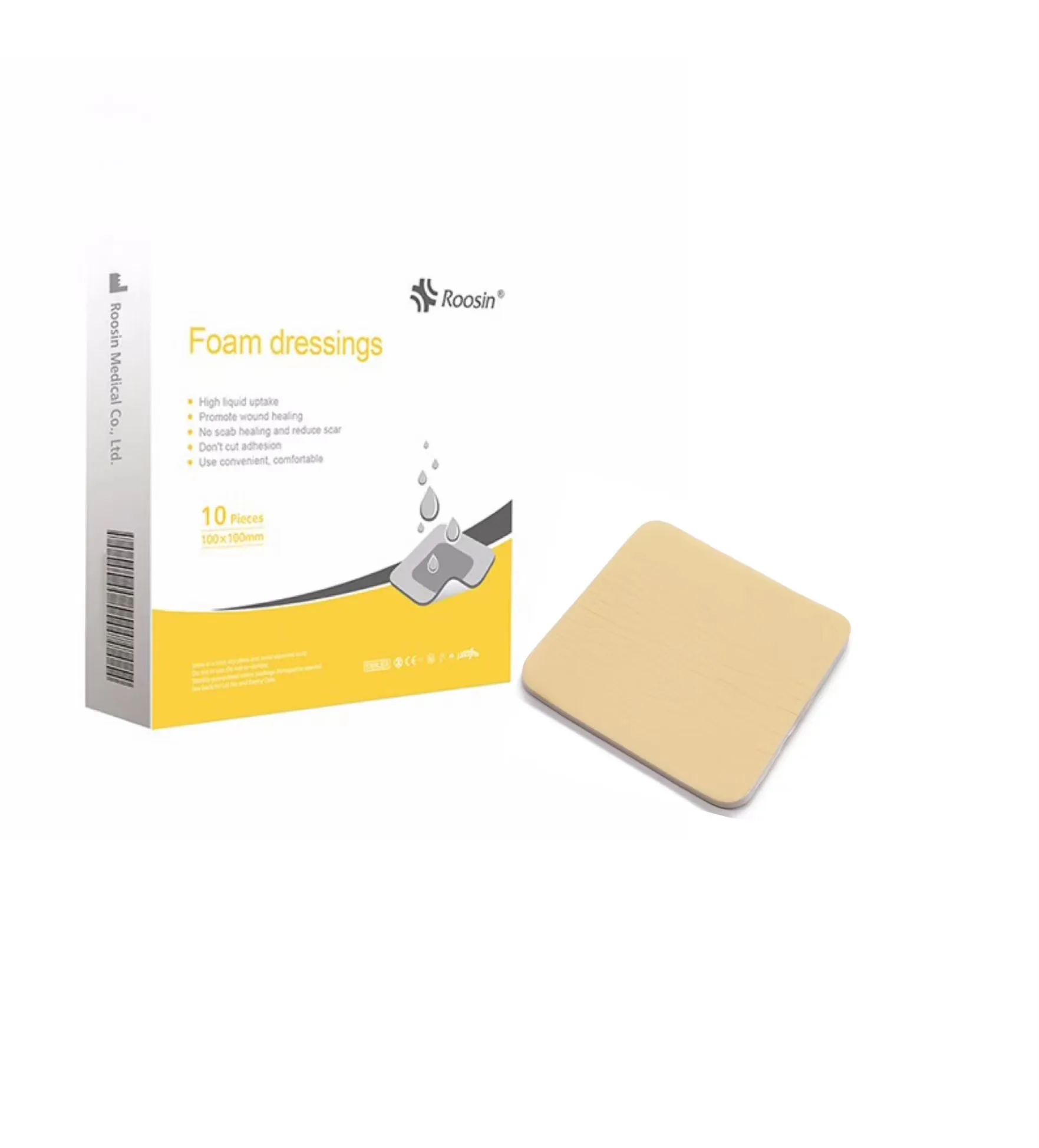 free sample Conforming stop bleeding foam medical dressing