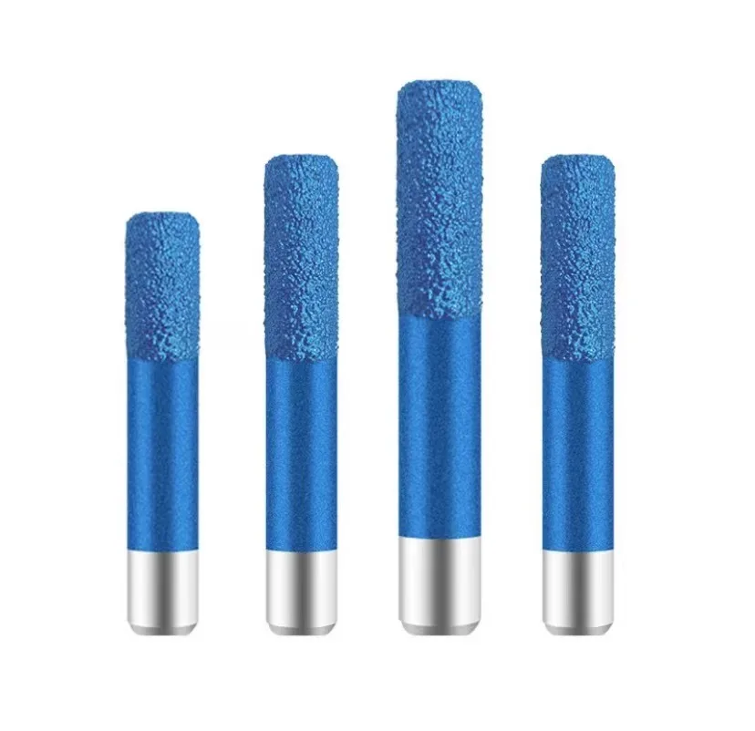 CNC Diamond Router Bit Taper Ball Nose Brazing Stone Engraving Bits For Granite Carving