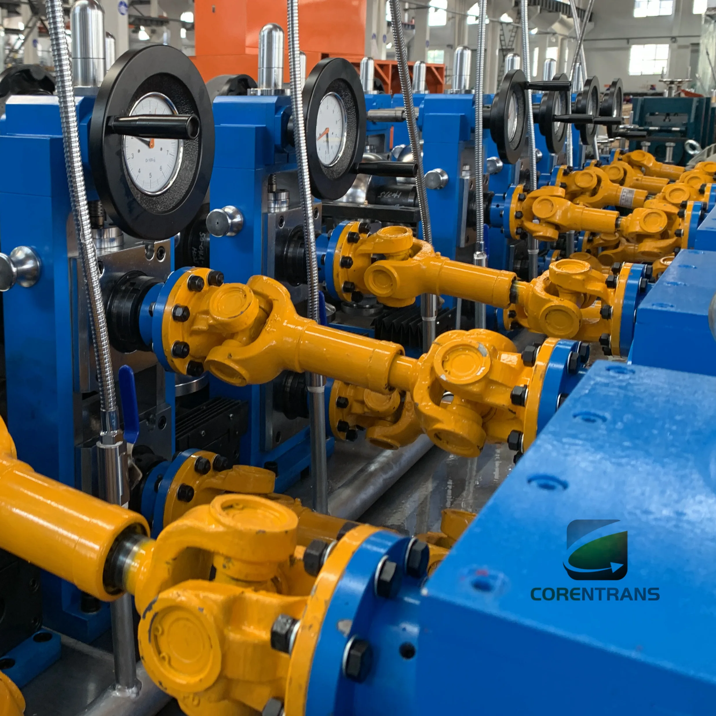 Steel Tube Production Line Round Square Pipe Making Machine ERW Steel Pipe Mills