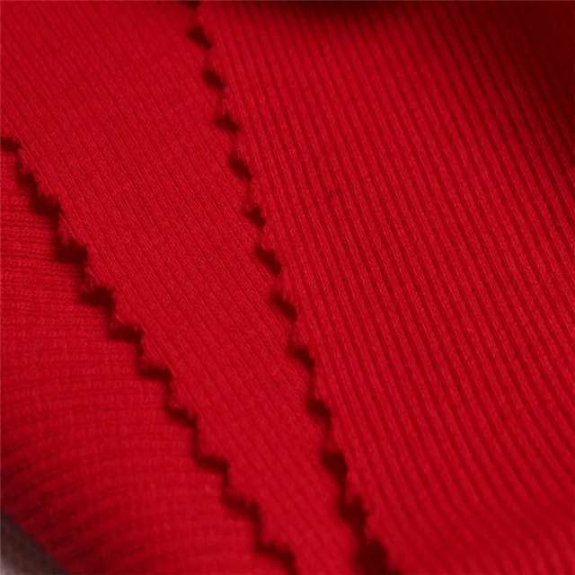 
Wholesale 2021 95%Cotton 5%Spandex Tc Rib Knitting Fabric For Clothing 