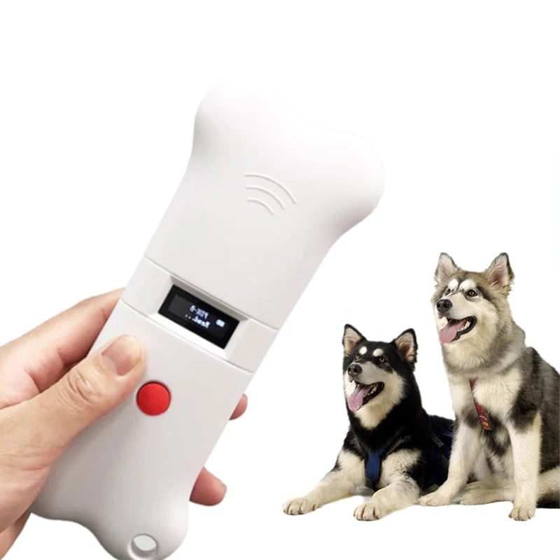134.2KHZ Animal Chip Reader Pet Microchip Scanners EM4305 Chip reader For Animals Microchip Reader