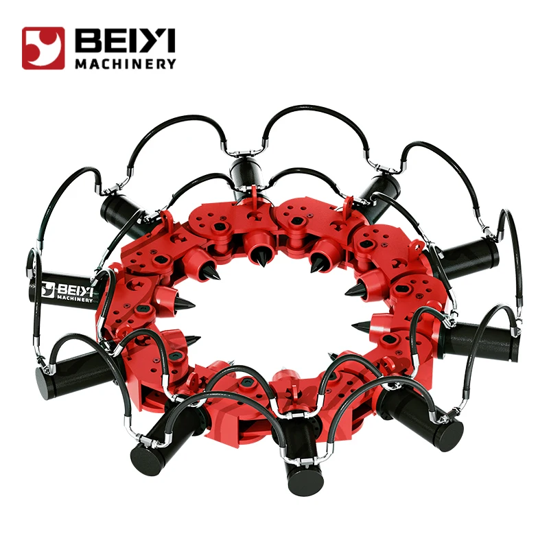 Multifunctional round pile breaker with unique and user friendly modular design capable of breaking piles from 1650-1800mm