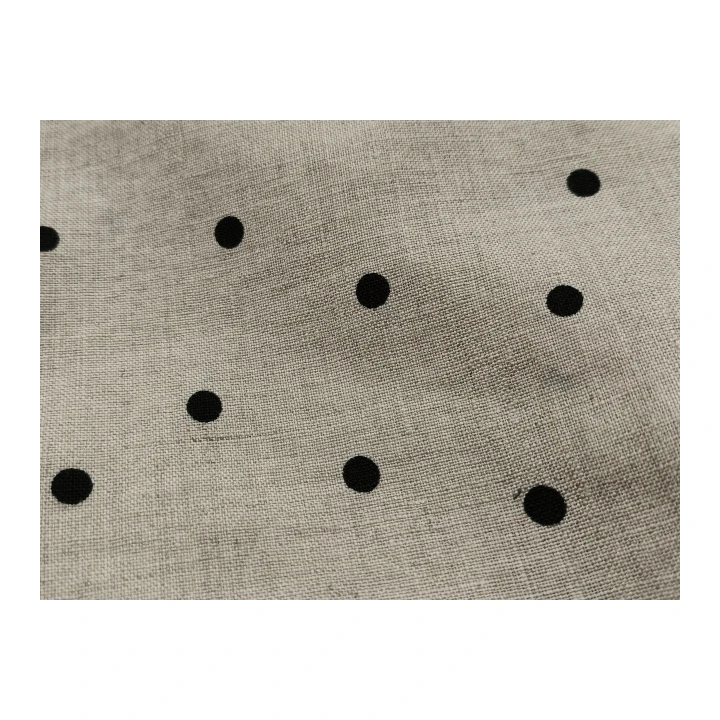 Китайское профессиональное производство 100% льняная белая ткань с принтом