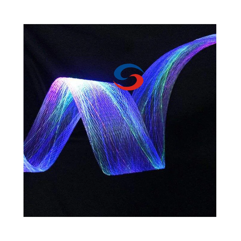 LED Fiber Optic Mesh Lights - Side Glow Optical Fiber Net for Christmas Trees Star Ceiling Lighting RGB Acrylic Fibre Optic Lamp