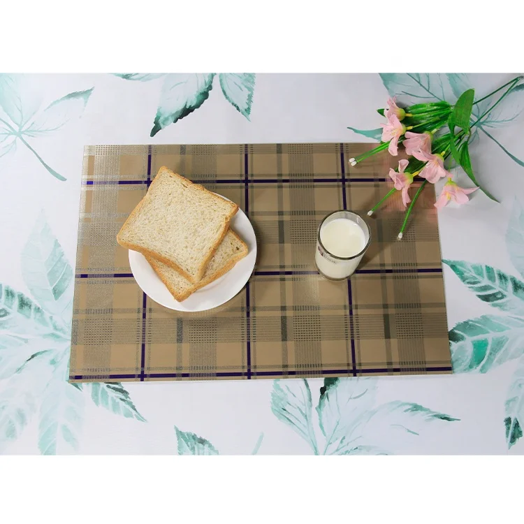 Pvc place mat dining table mat for wholesale