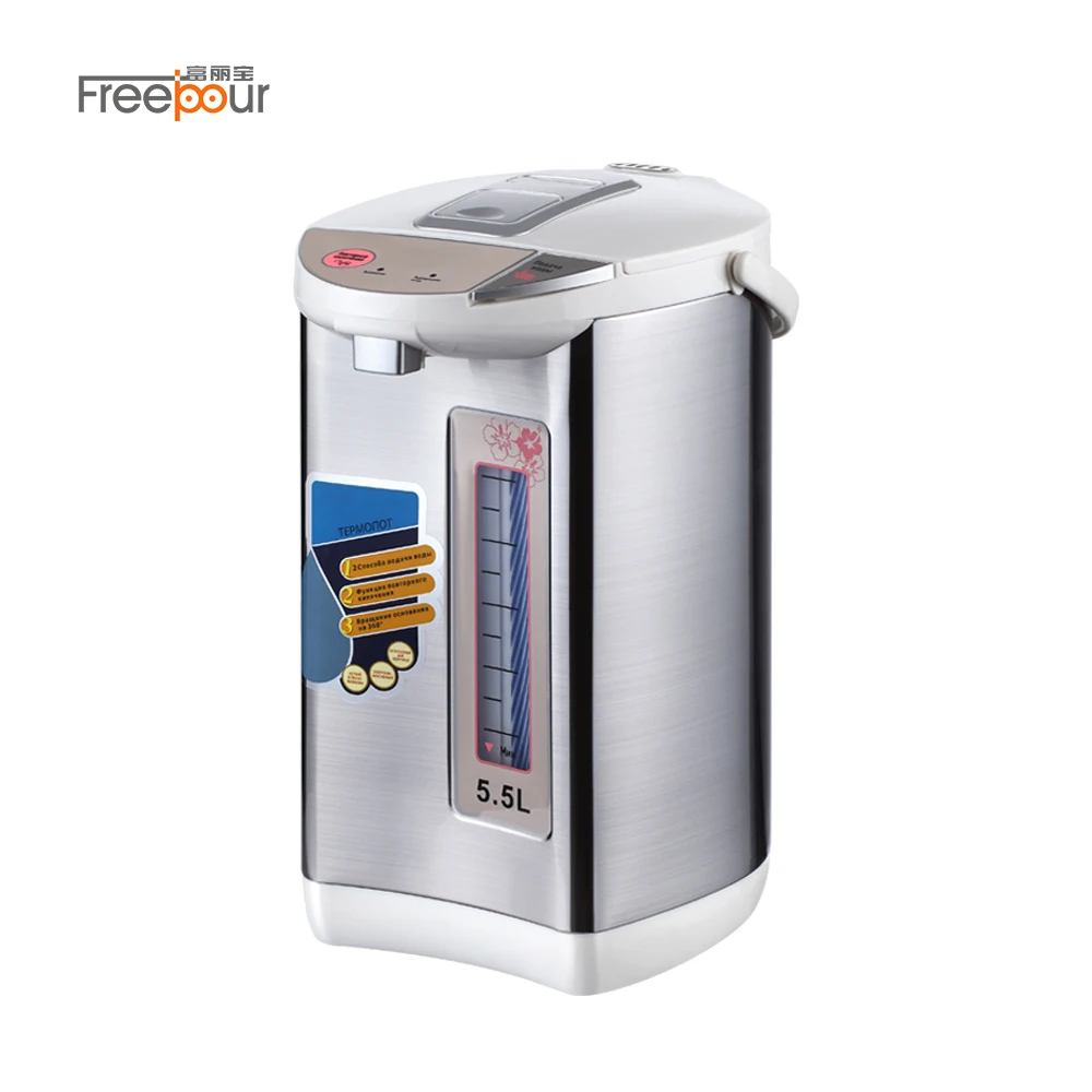 Китай бытовой 5L большая вместимость нержавеющая сталь Электрический держать теплый нагреватель горячей воды Термос кипения термо термос для питьевой воды