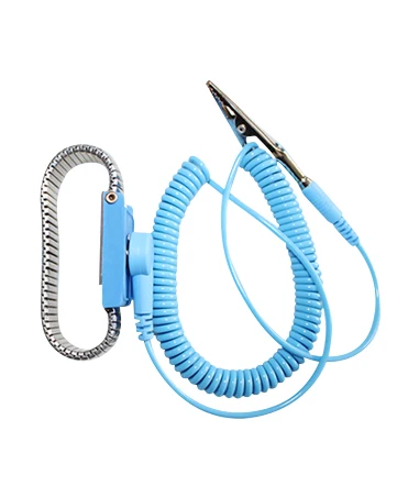 Leko wire mat wristband pu pvc antistatic meter wrist band anti static grounding cord anti-static bracelet esd wrist strap