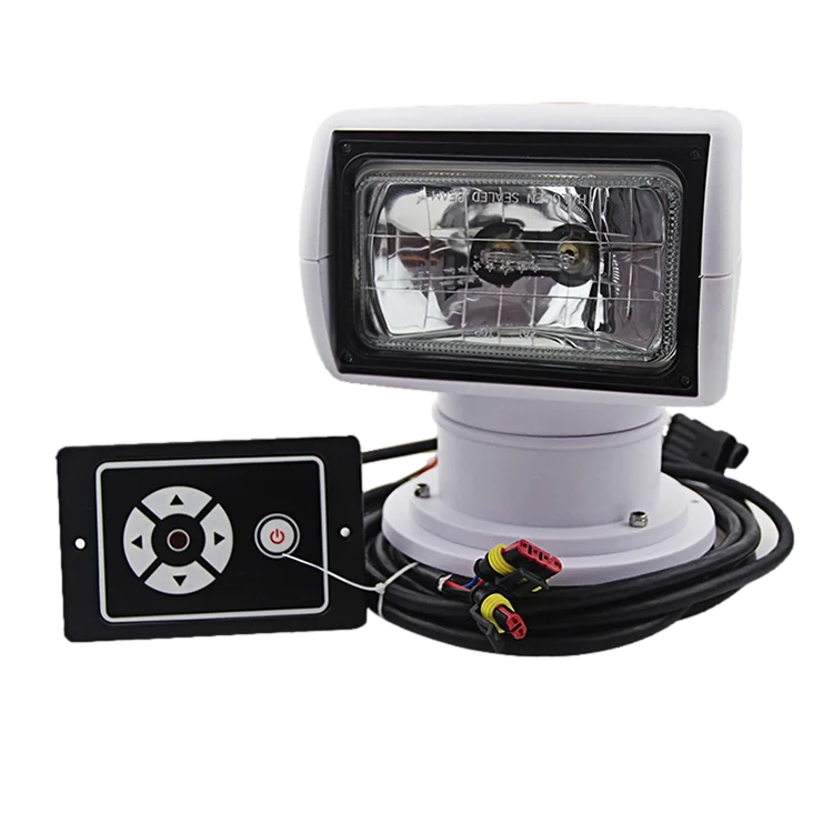 Boat Spotlight,100W 360 Rotate Remote Control Spot xenon Search Light 12V 24V Waterproof IP66