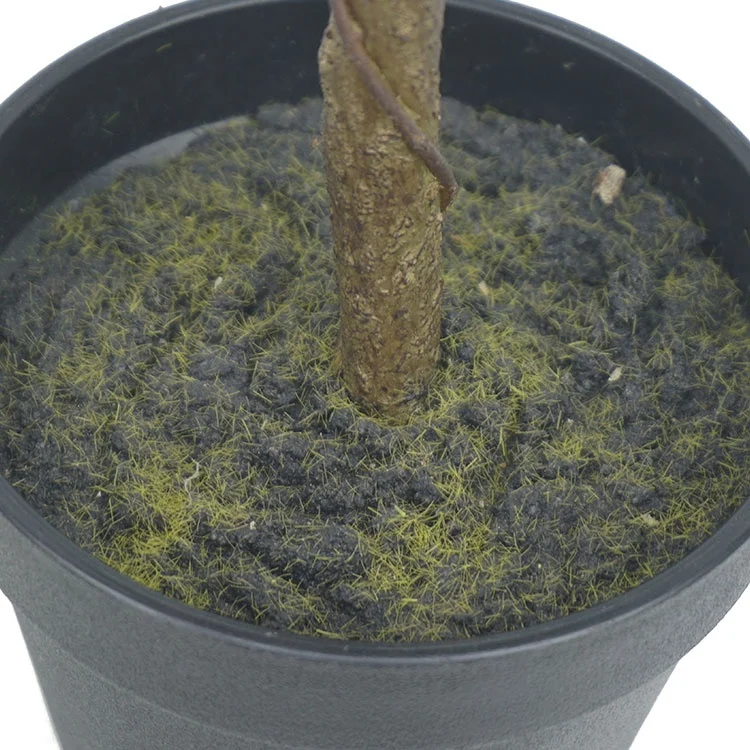 China factory direct sale faux potted lemon fruits tree 70cm Real touch artificial lemon tree in plastic pot for decor