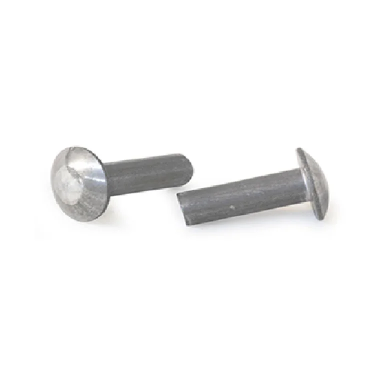 M2.5-M6 DIN 674 Aluminium Flat Round Head Rivet Mushroom Head Rivet