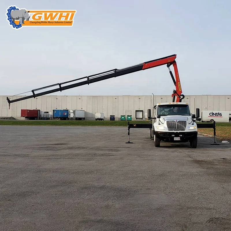 Metro FB-15 tilt tray bodies tow truck wrecker 10t flat bed truck with crane