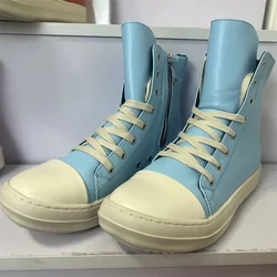 Pink Red Canvas Shoes Brand Ankle Lace Up Women Lady Sneaker Zip Hip Hop Designer Flats Pink Boots