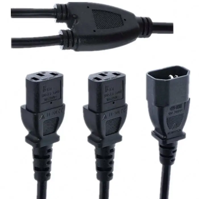 VDE/CE сервер PDU c19 c20 c13 к c14 Y адаптер кабель сплиттер питания