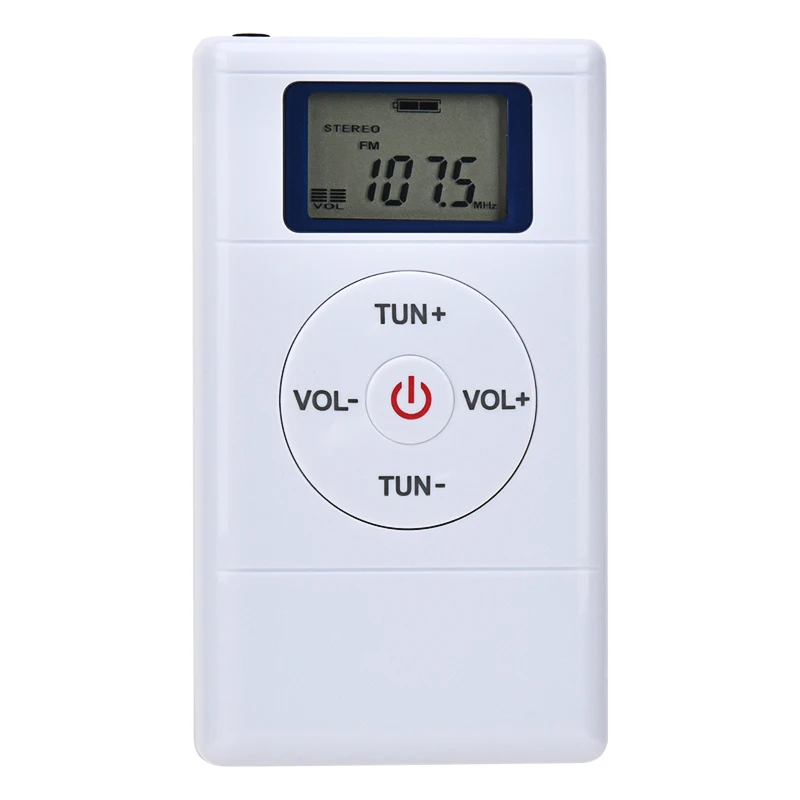 High Quality Retro Mini FM Walkman Radio with Retro LCD Digital Screen and Headphones Pocket Band Radio