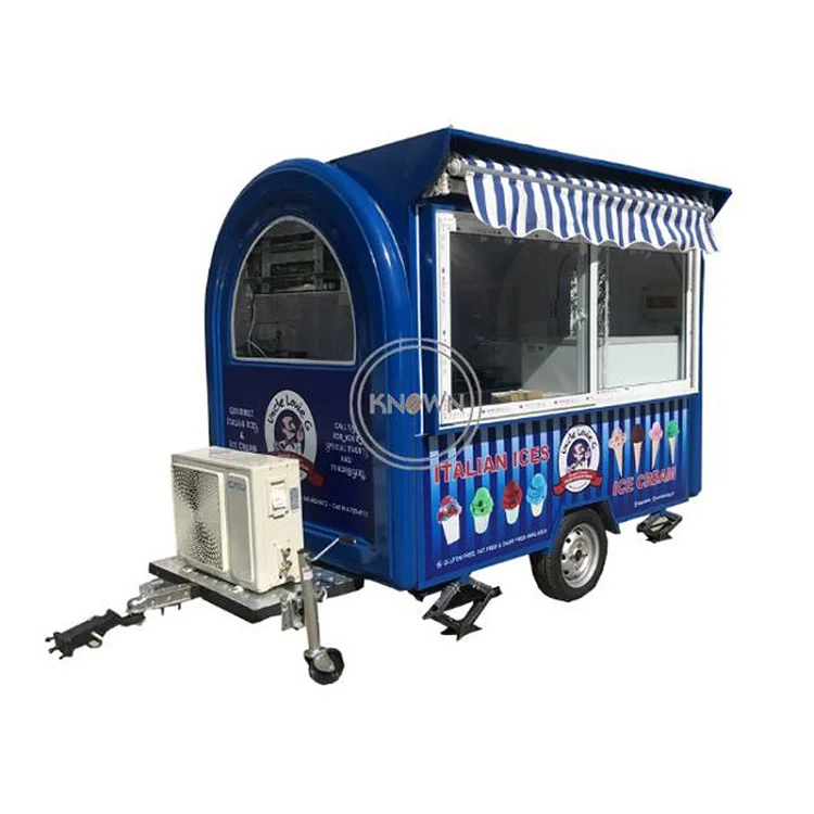 2024 CE Approved Street Kitchen Food Cart Supporting Customization Mobile Fast Snack Vending