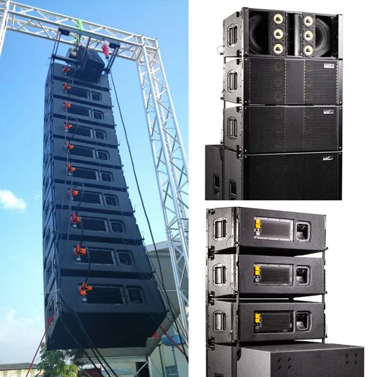 admark double 10 inch 3-way  active  line array