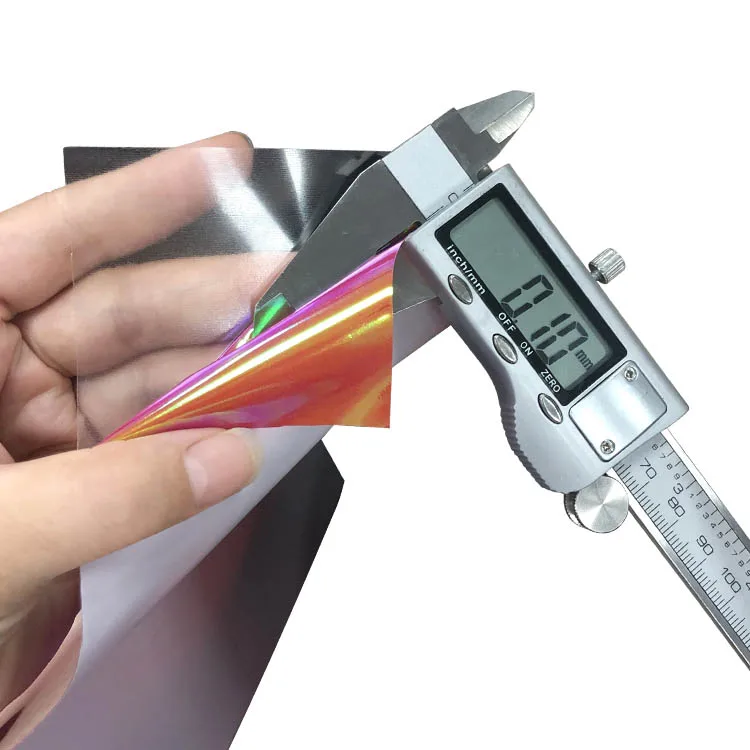 Heat Transfer Laser Holographic Foil For Leather Fabric Film Holographic Textile