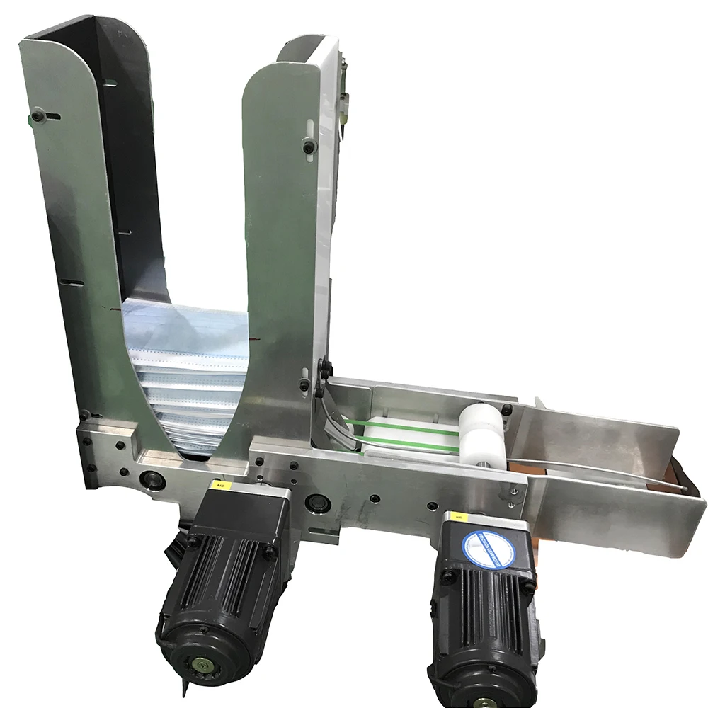 Face Mask Machine Production Line Ear Loop Welding Machine Part Feeder 2020 CE 220v Flat Automatic 60w Non Woven Products Making