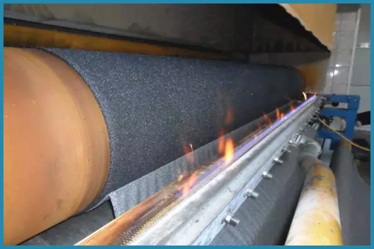 flame lamination for synthetic leather laminating machine