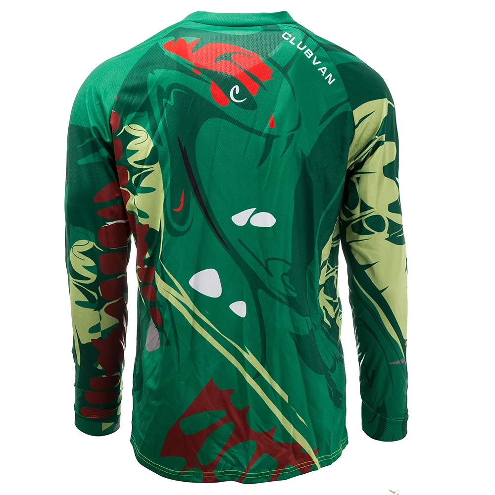 Long Sleeve DH BMX Motocross Bike Mountain T-shirts DH MTB Shirt Motorcycle Clothing Downhill Cycling Clothes