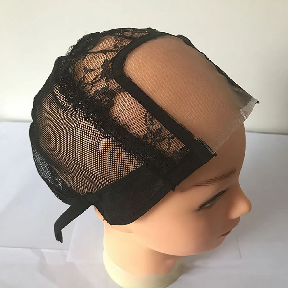 Wig mesh cap U-shaped elastic hair mesh lace head cover leather wig accessories Intranet Spacing Domain