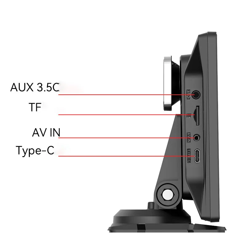 9inch Q9S dash cam Auto Android wireless carplay front and rear dual recording car navigation system car dvd player