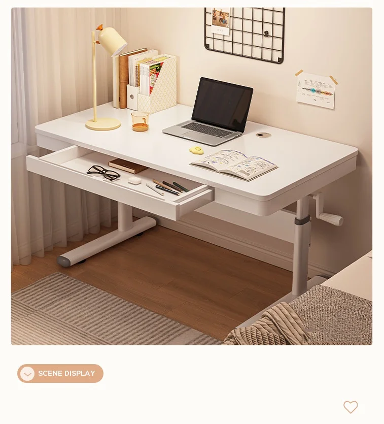 Hot Sales Modern Portable Wooden Writing Desk Adjustable Office Furniture Foldable Standing Laptop Table/Computer Desk