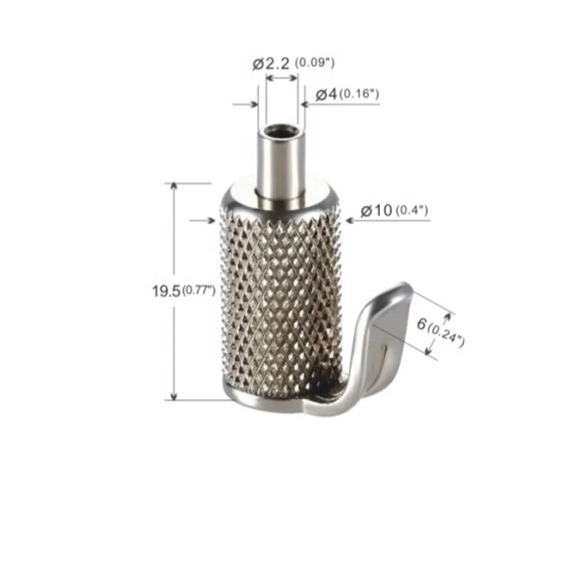 Brass cable fasteners hanging steel wire cable gripper with plasterboard screw