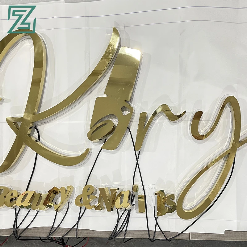 LED 3d alphabet letters stainless steel Lighting Acrylic Mini LED Channel Letter Sign