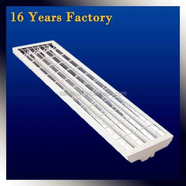 Rational Construction Floor Return Louvers T8 3 bulbs aluminum louver light fixtures