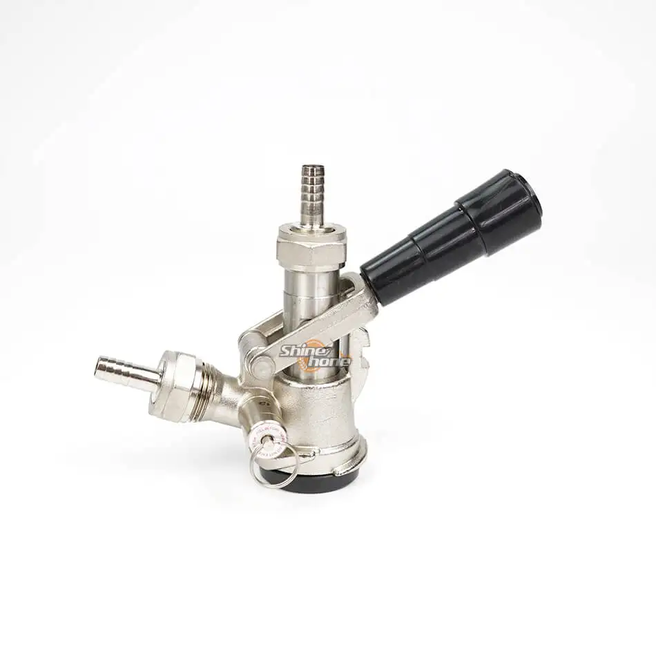 D type Keg Coupler Draft Beer Dispenser For Home Brew Connectors Coupler Head For Home brew Wine Beer Dispenser