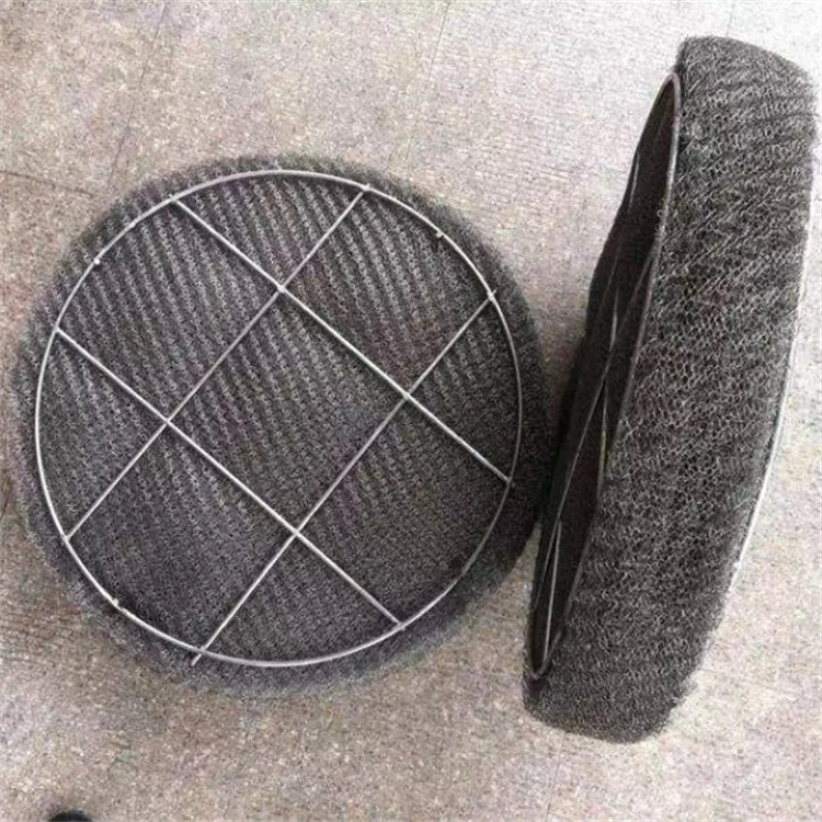 304 316 stainless steel knitted wire mesh mist eliminator demister