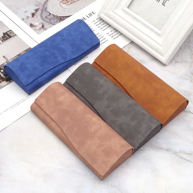 Best Price Eyewear Case Pu Leather High-Quality Custom Logo Newest Fashionable Glasses Case
