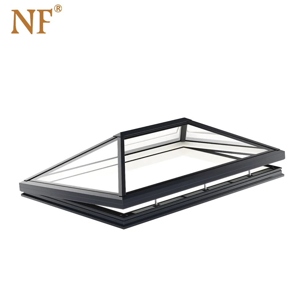 Customized design electric sunroof aluminum skylight roof window price