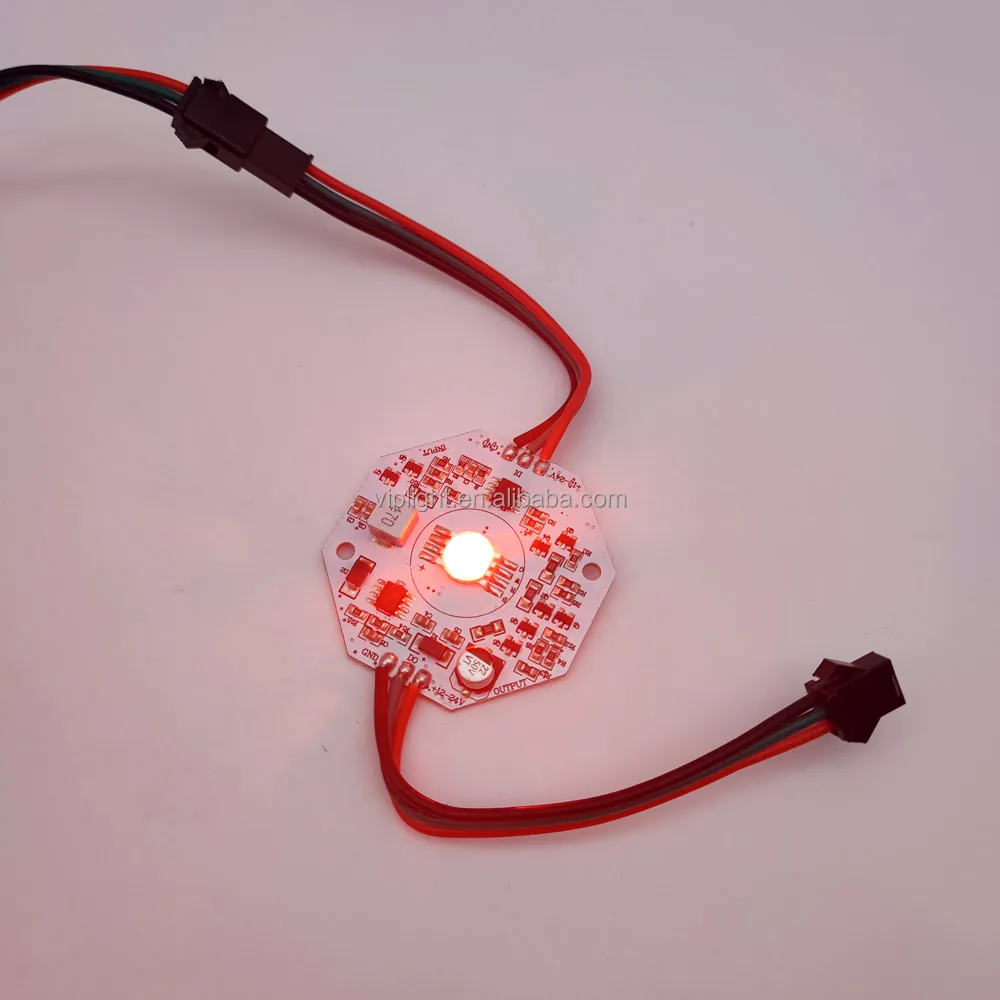 4 Вт UCS2904 светодиодный пиксельный модуль DC12-24V адресуемый полноцветный точечный источник света RGBW светодиодная печатная плата для декоративного освещения