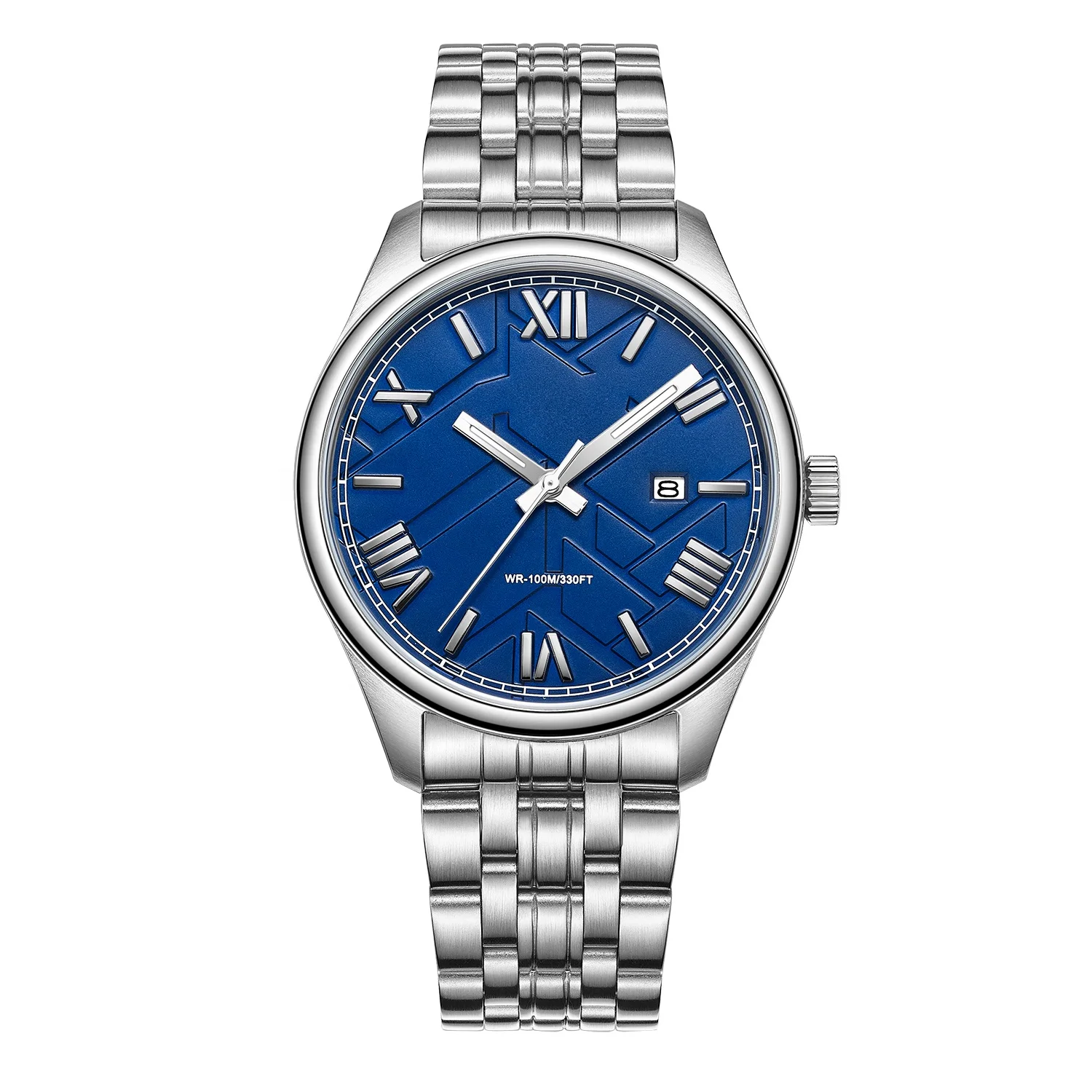 High Quality Men Reloj Stainless steel Fashion Designer Wrist Watch Classical Waterproof Private logo Customize Watch