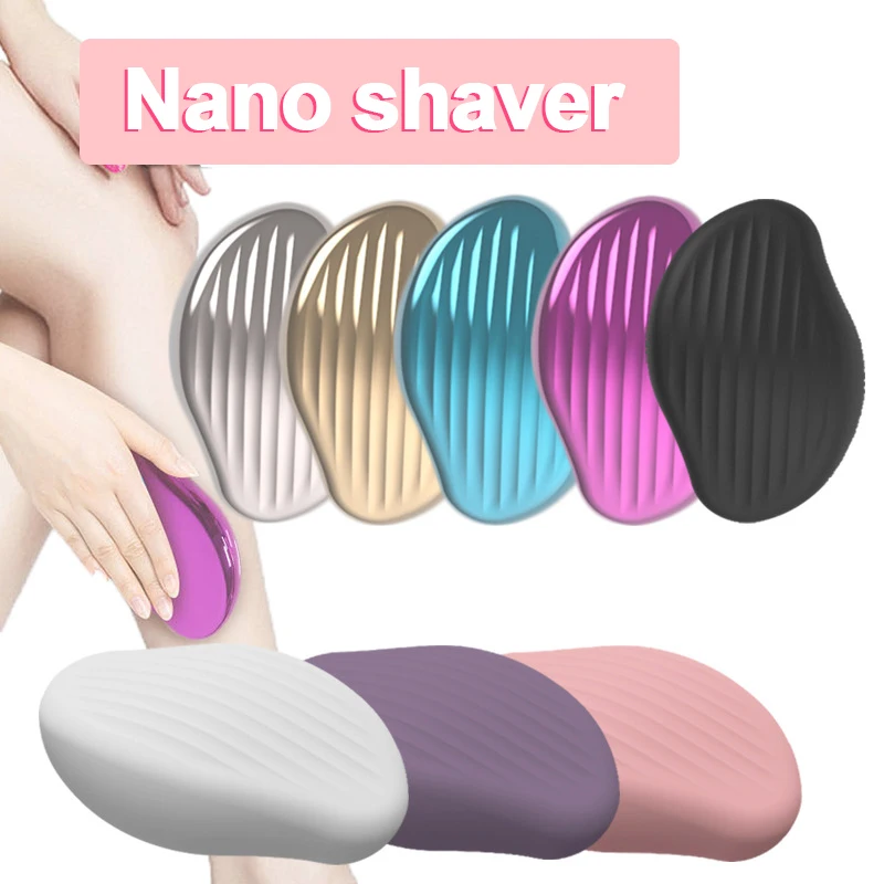 KKS upgraded reusable bleame painless crystal hair remover nano epilator magic hair removal eraser