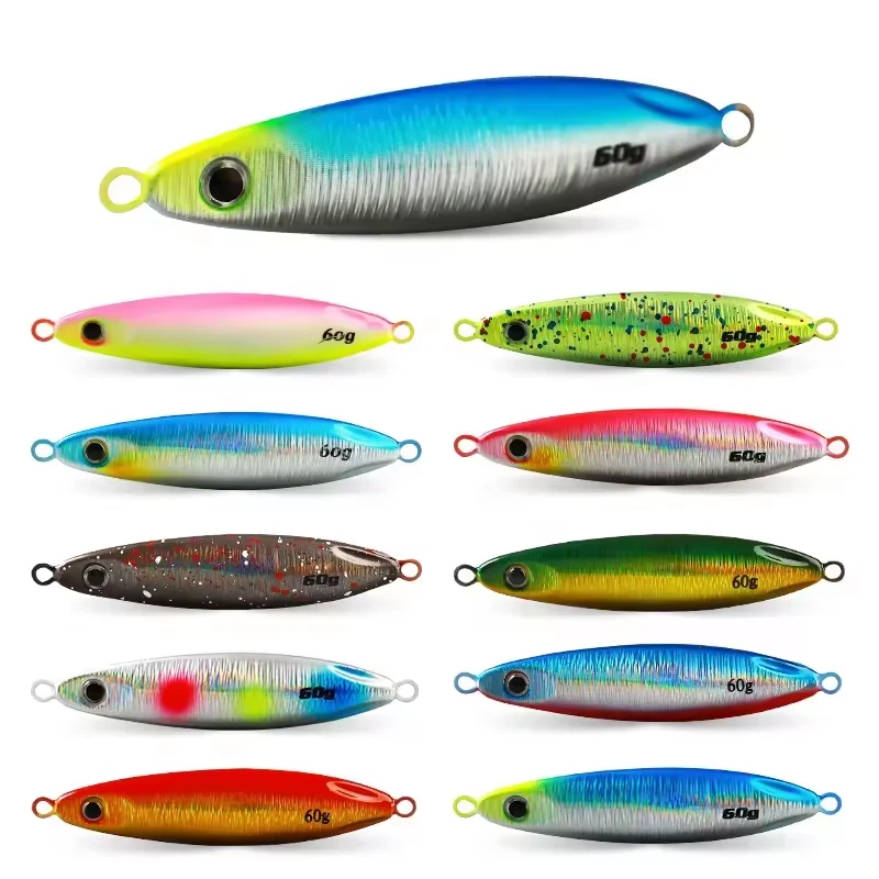 20g 30g 40g 60g fishing lure metal jig bionic Strong reflection mini metal lure jig japan speed metal jig lure wholesale