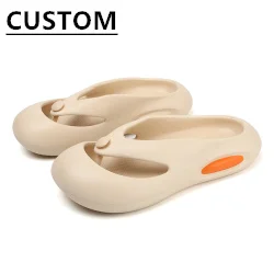 Customized Unisex adult outdoor and house casual flip flops slipper EVA men flip-flop summer beach men antiskid Sport shoes