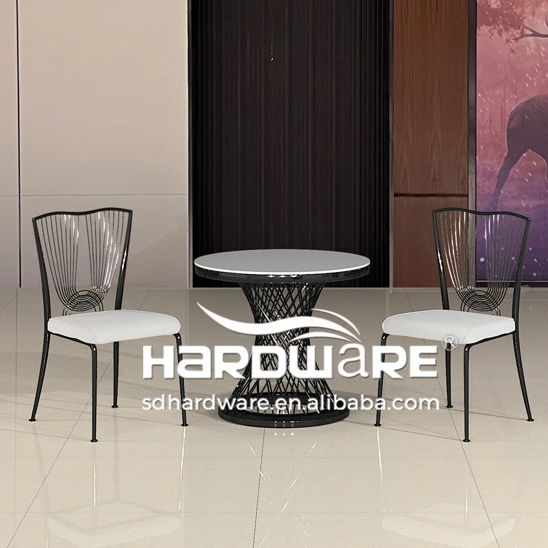 Nest Base Design Living Room Black Round Coffee Table