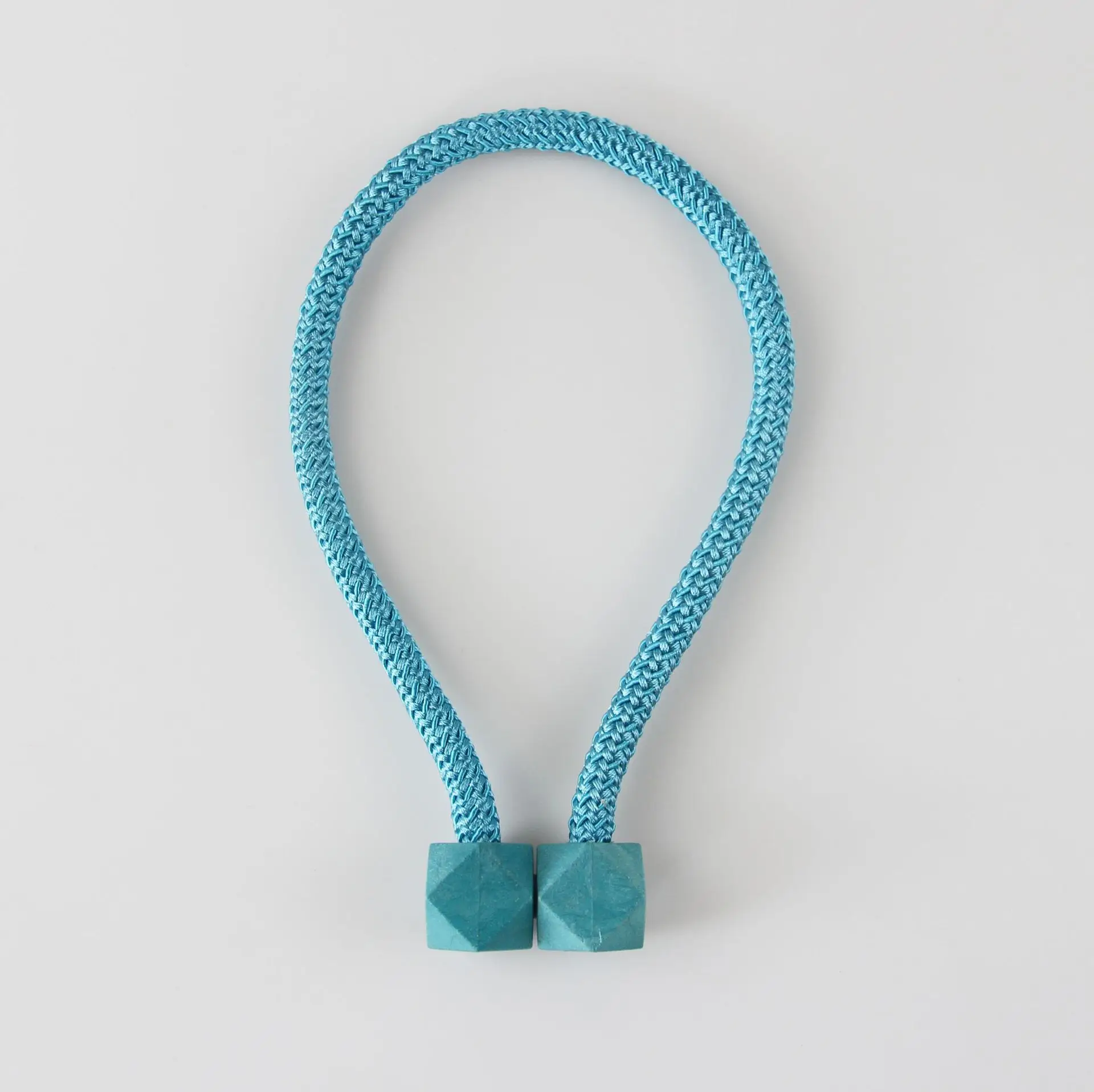 Magnetic Curtain Tiebacks Decorative Curtain Holdback Rope Convenient Tie Backs Strong Magnet Curtain Holder Clips