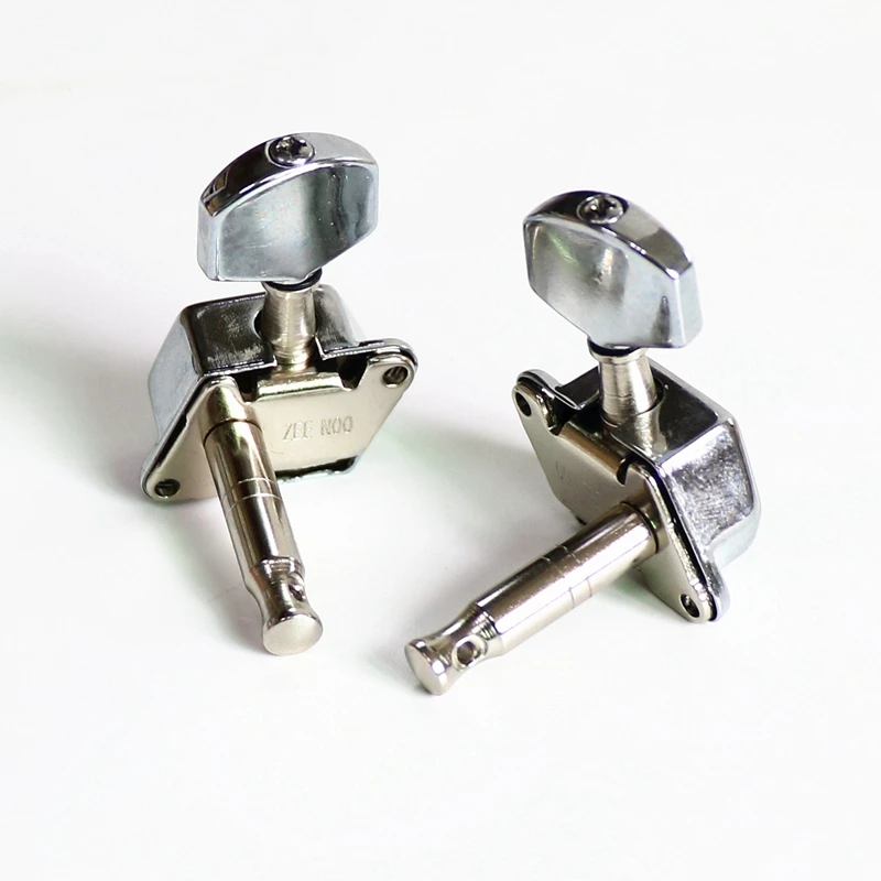 Donlis 1set Open style Acoustic Electric Guitar Machine Heads for 8mm tuner holes in Chrome Color For Wholesale
