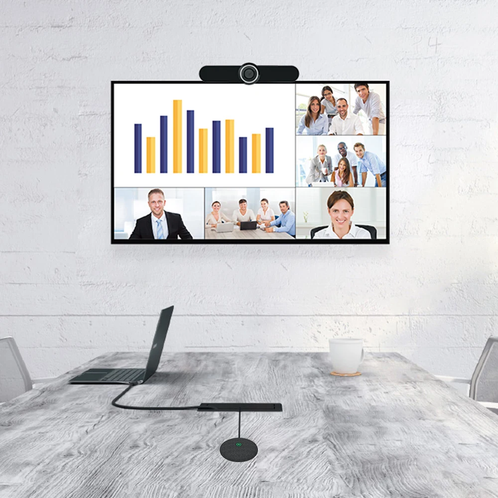 4 in one 4K Conference web server built in ip camera  mic speaker laptop USB webcam for video