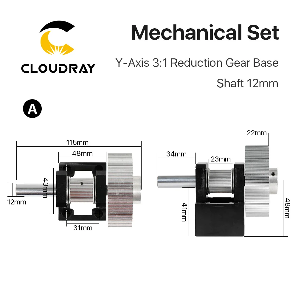  Запчасти для лазерной машины Cloudray 3:1 Редукторная