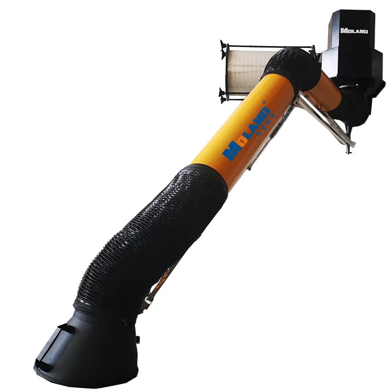 Cartridge Smoke Extractor Wall-mounted Welding Fume Extractor With Suction Arm