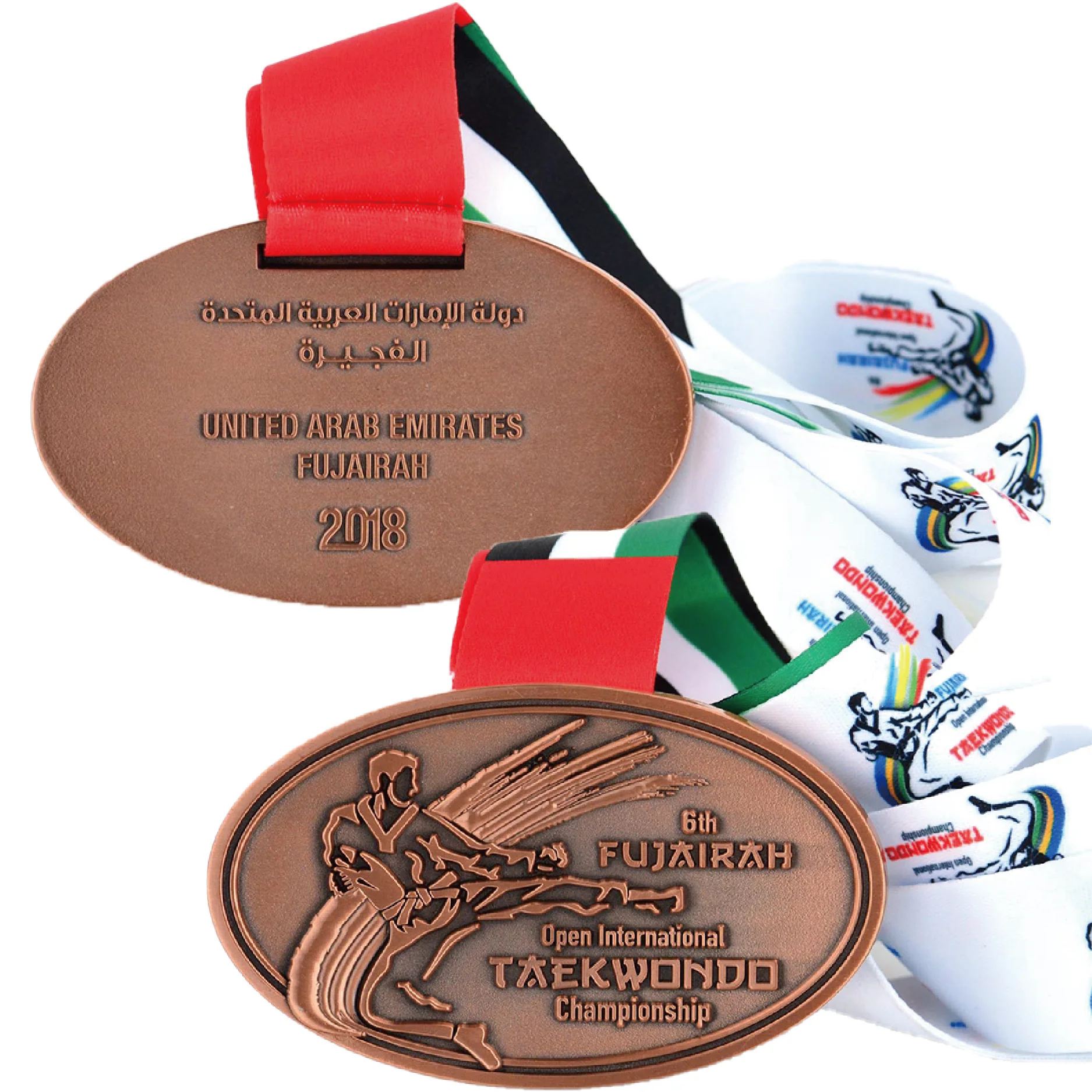 Suppliers Wholesale Custom Bodybuilding Competition 3d Metal Gold Lanyard Sports Custom Velvet Box Medal