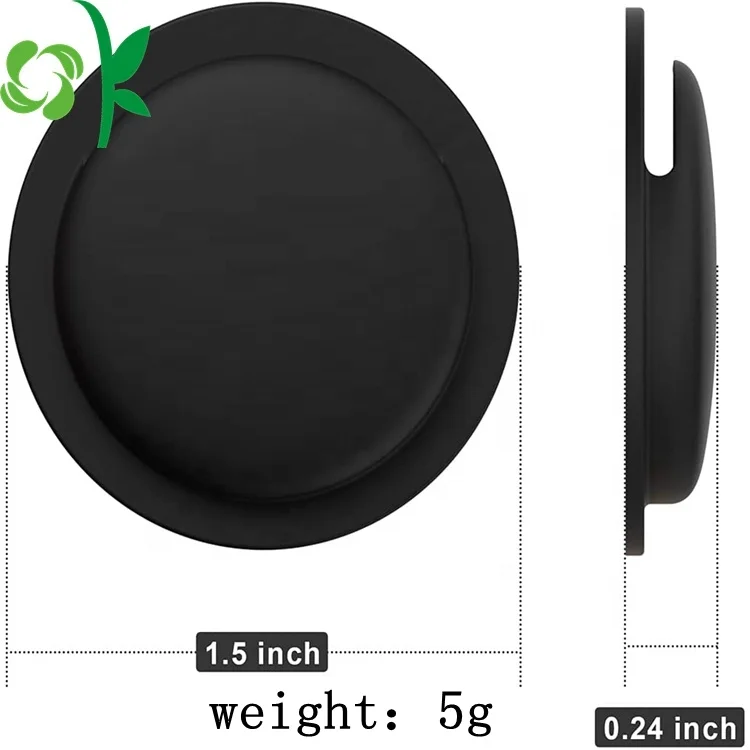 OKSILICONE Solid Color Silicone Case for Air tag Anti Lost Location Finder Soft Protective Cover Sticker Air Tag Cover Case