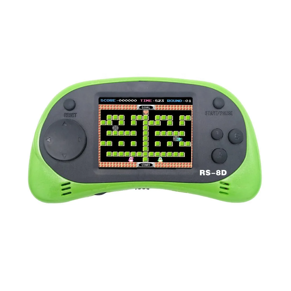 RS-8 Handheld Game Console for Kids Built in 260 Classic Old Video Games 2.5Lcd Retro Arcade Gaming Player TV out Birthday Gift